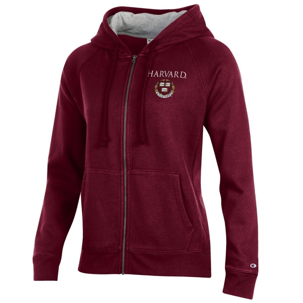 Harvard University Womens Zip Sweater Hoodie